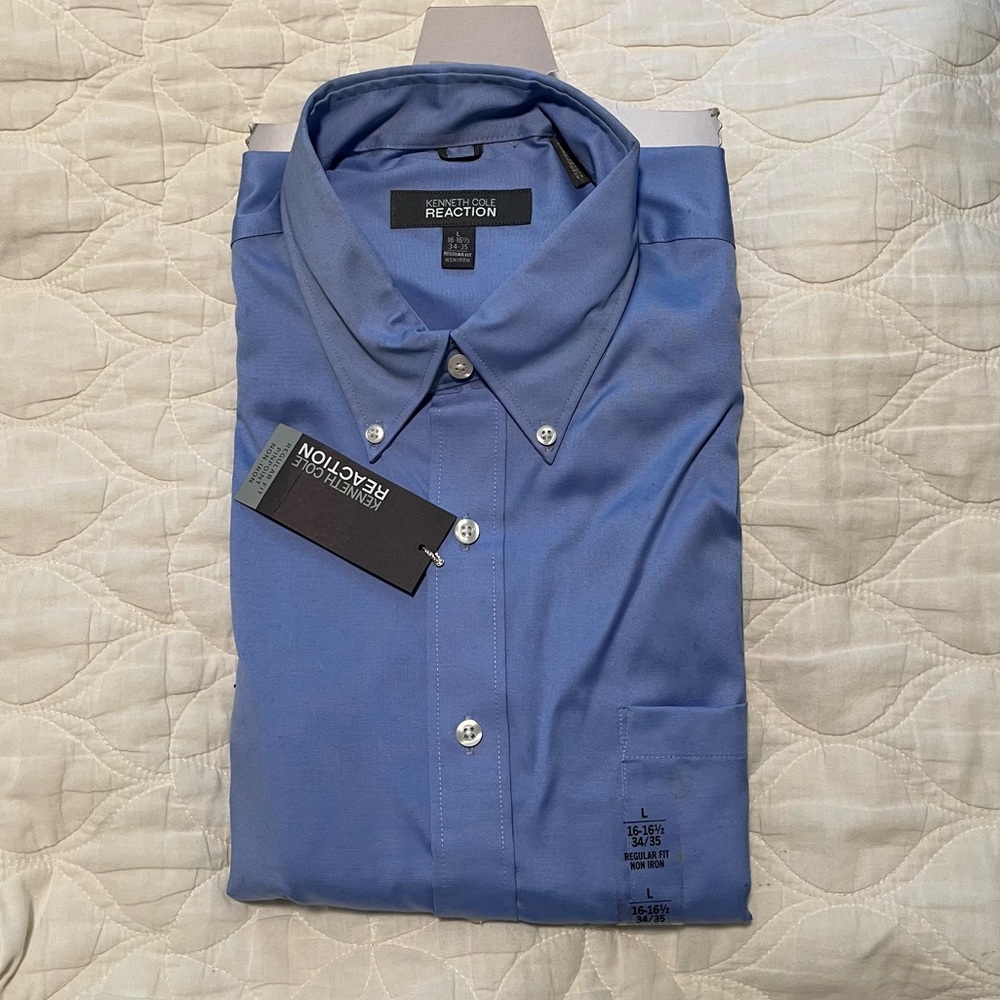 Kenneth Cole Reaction Light Blue Dress Shirt